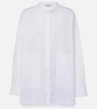 's Max Mara Nanda Cotton Shirt In White