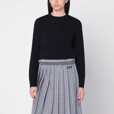 's Max Mara Navy Blue Wool Sweater