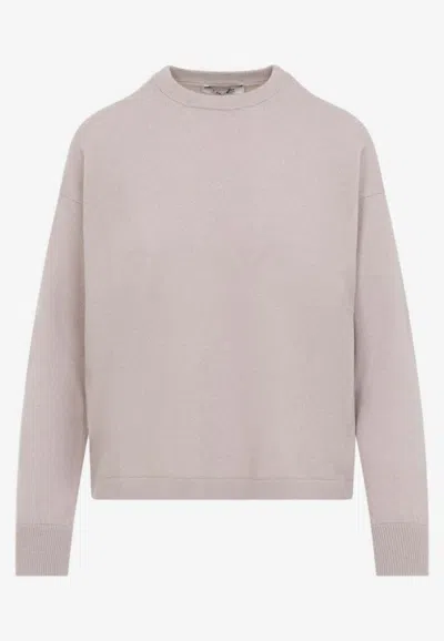 S Max Mara Nebbie Wool And Cashmere Sweater In Pink