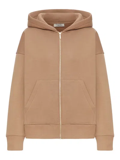 S Max Mara 후드 집업 In Neutral