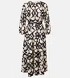 S Max Mara Nina Silk Twill Maxi Dress In Black