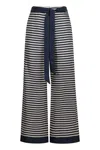 's Max Mara Pantalone In Seta Stampata Con Cintura
