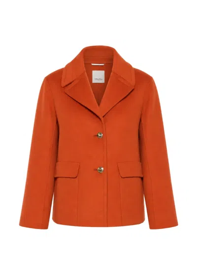 S Max Mara Notched-lapel Blazer In Animal Print