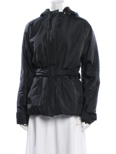 Pre-owned 's Max Mara Nylon Jacket In Grey