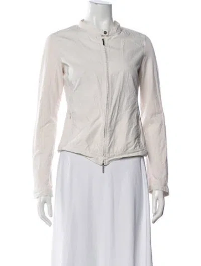 Pre-owned S Max Mara Nylon Jacket In Neutrals
