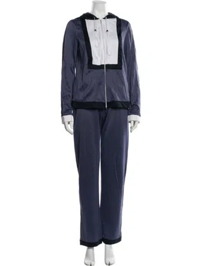 Pre-owned 's Max Mara Nylon Lounge Set In Blue