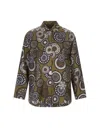 's Max Mara Timeshirt Printed Crêpe De Chine Shirt