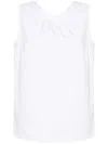 S Max Mara Ofelia Poplin Top In White