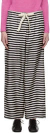 S Max Mara ' Woman Pants Black Size 16 Silk In 001 Ecru