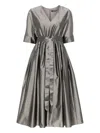 S Max Mara Organza Midi Dress Waist Tied
