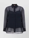 S Max Mara 'orietta' Sheer Fabric Shirt