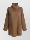 's Max Mara Oversized Coat With High Collar And Pockets