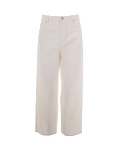's Max Mara Pantalone 5 Tasche Bianco In Neutral