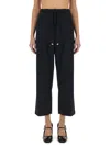's Max Mara Floria Wool Blend Flannel Straight Pants In Mastice