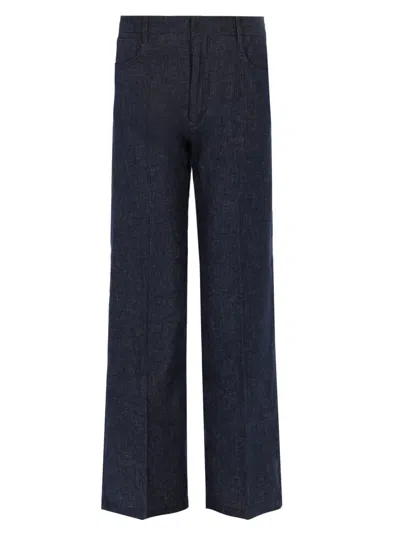S Max Mara Pantalone In Denim Abete In Black