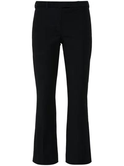 's Max Mara Cropped Straight-leg Trousers In Blue