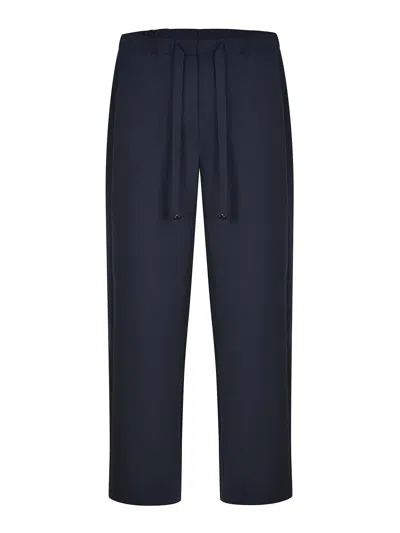 S Max Mara Pants Made Of Wool In Blue