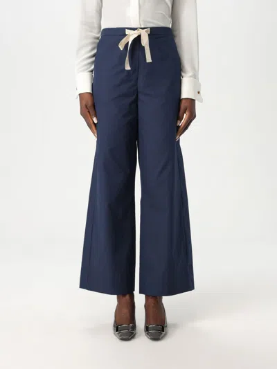 S MAX MARA PANTS 'S MAX MARA WOMAN COLOR NAVY,426205045