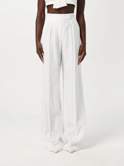 's Max Mara Pants  Woman Color White