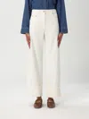 's Max Mara Womens White Cervia Wide-leg Rolled-cuff Denim Jeans In White