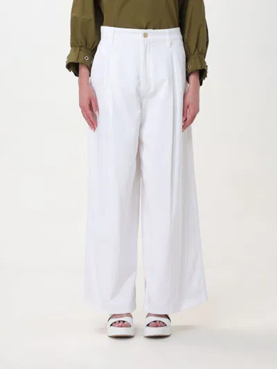 's Max Mara Pants  Woman Color White