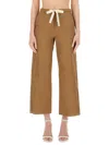 's Max Mara Paperbag-waist Trousers In Beige