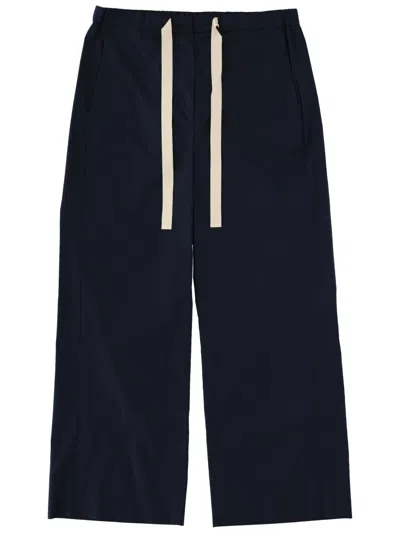 S Max Mara Pants Silver In Blue