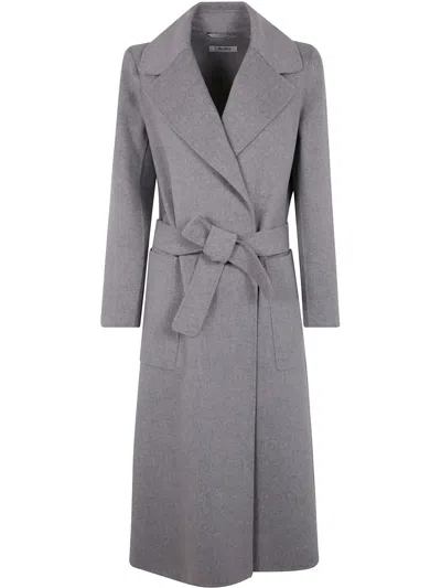 S Max Mara Paolore Coat In Grey