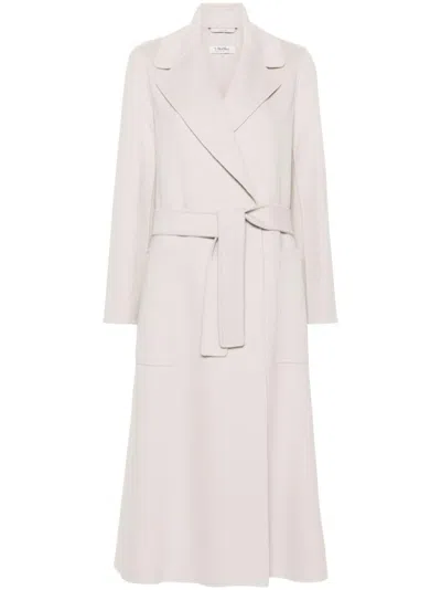 's Max Mara Cappotto Paolore Lungo In Bianco