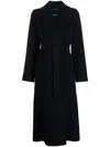 S Max Mara Paolore Coat In Blau
