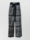 's Max Mara Patty Graphic-print Cropped Trousers