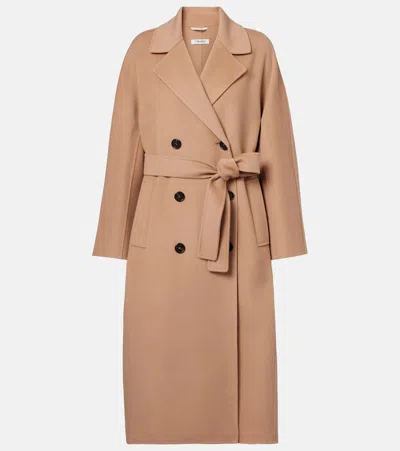 S MAX MARA PAUL DOUBLE-BREASTED VIRGIN WOOL COAT