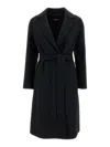 S Max Mara Messi Wool Jacket In Black