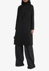 S Max Mara Pauline Wool Coat In Black