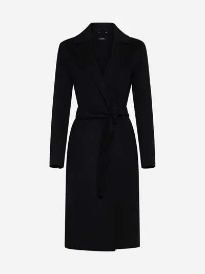 's Max Mara Pauline Wool Coat In Black
