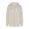 S Max Mara Pecos Zipped Hoodie In Beige