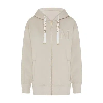 's Max Mara Pecos Zipped Hoodie In Beige