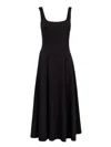 S Max Mara Platani Midi Dress In Black  