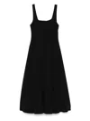 S Max Mara Platani Midi Dress In Black