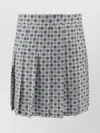 's Max Mara Pleated A-line Skirt High Waist