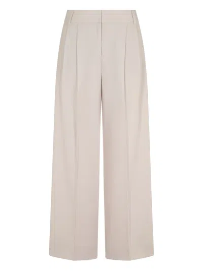 S Max Mara Pleated-detail Trousers In Neutral