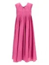 's Max Mara Pleated Midi Dress In Pink