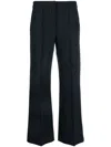 S Max Mara Pleated Tailored Trousers In Blue