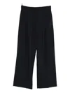 S Max Mara Pleated Trousers In Black