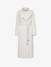 's Max Mara Poldo Belted Wool Coat In Grey