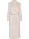 's Max Mara Chalk Wool Elisa Coat In White