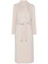 's Max Mara Chalk Wool Elisa Coat In White