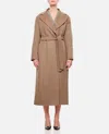 's Max Mara Esturia Wool Belted Coat In Beige