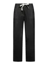 's Max Mara S Max Mara Argento Cotton Trousers In Black