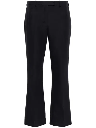 's Max Mara Pressed-crease Flared Trousers In Blue